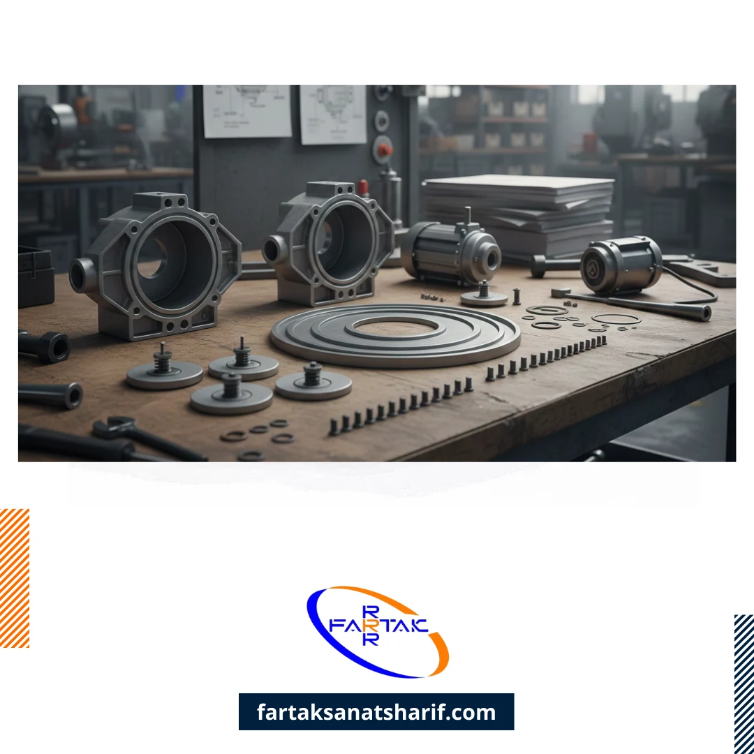 اجزای اصلی تعمیر پمپ وکیوم دیافراگمی